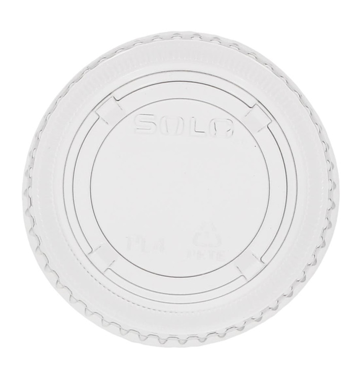 Plastic PET Deksel Kristal gesloten Plat Ø7,3cm (2500 stuks)