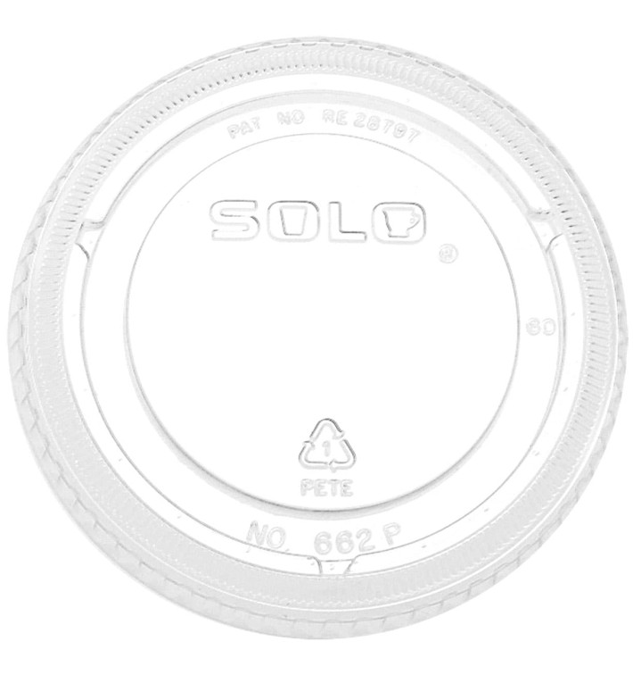 Couvercle Plat Fermé PET Cristal Ø8,3cm (100 Utés) Couvercle Plat Fermé PET Cristal Ø8,3cm (100 Utés)