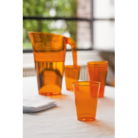 Carafe Plastique Orange Réutilisable 1.500 ml (1 Unité)