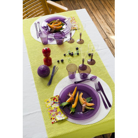 Verre à Vin Plastique Aubergine 130ml (60 Utés)