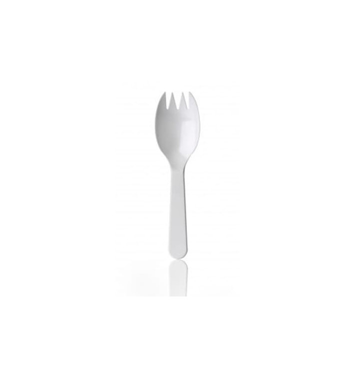 Plastic vork Spork PS 9,8cm (100 stuks) Plastic vork Spork PS 9,8cm (100 stuks)