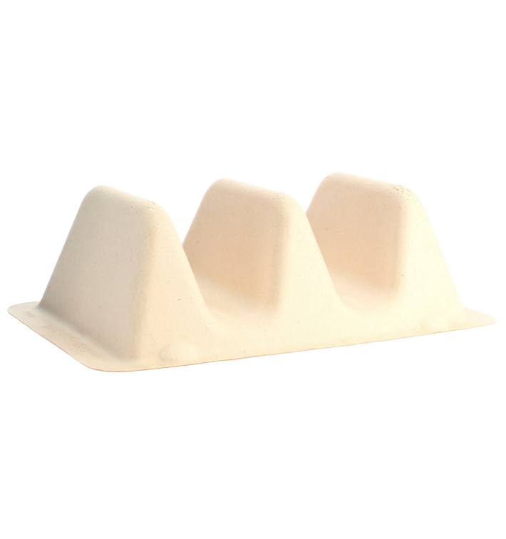 Suikerriet Taco houder 18x11x5cm (75 stuks) Suikerriet Taco houder 18x11x5cm (75 stuks)
