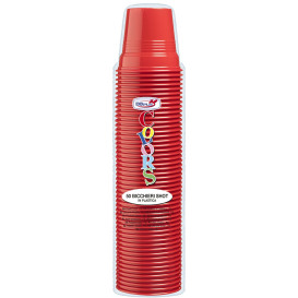 Plastic PS Shotje rood 80ml Ø5,7cm (1500 stuks)