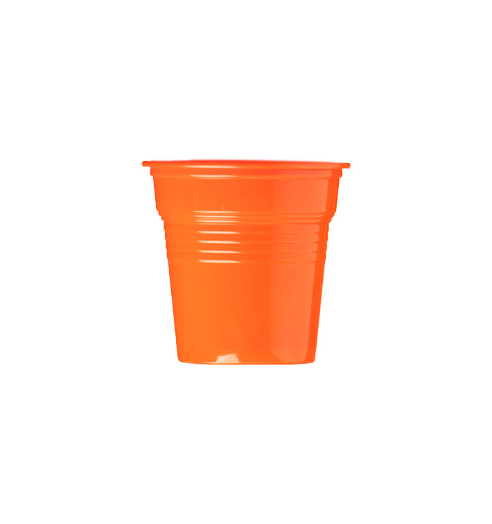 Plastic PS Shotje oranje 80ml Ø5,7cm (1500 stuks)