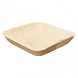 Palm blad kom 15x15x4cm (25 stuks)