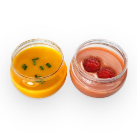 Verrine Sphère Transparente 80ml (12 Unités)