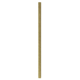 Paille Droite Papier Kraft Ø6mm 19,7cm (3000 Utés)