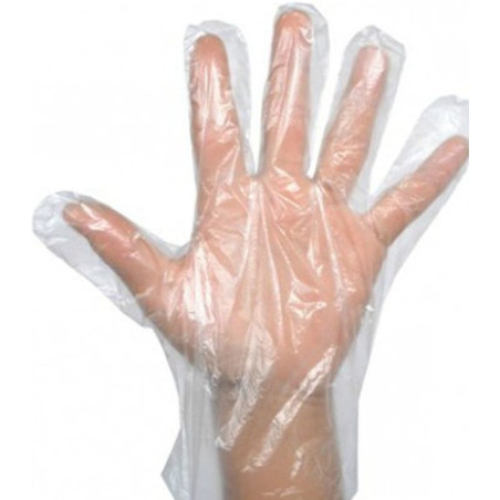 Gants en polyéthylène EVA Pliés Transparent (100 Utés)