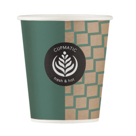 Gobelet Carton Cupmatic 9Oz/280ml Ø8,0cm (1000 Utés)