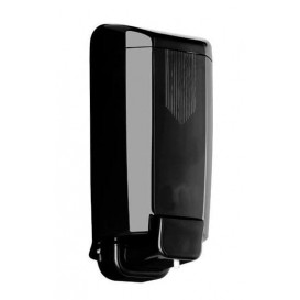 Plastic zeep dispenser ABS zwart 1000ml (1 stuk)