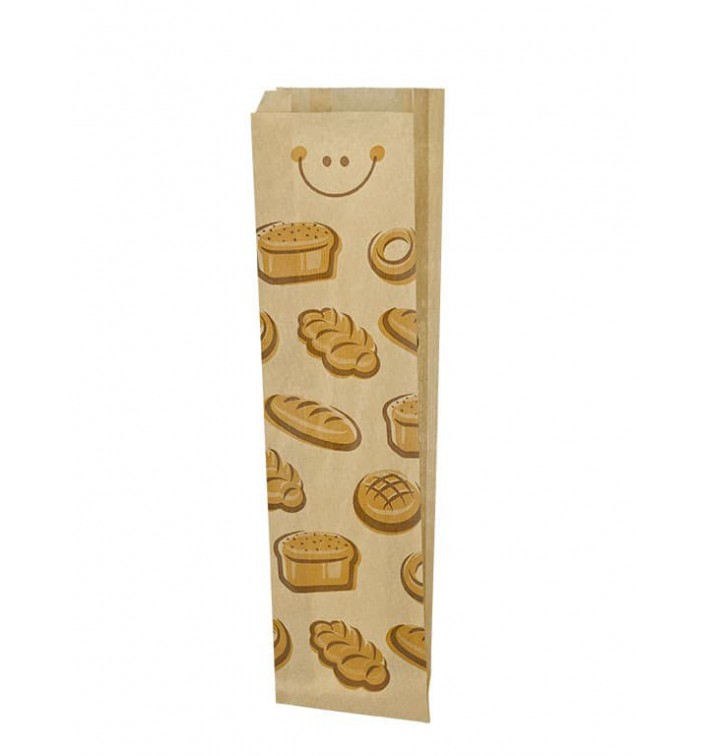 Papieren voedsel zak "Panes" 9+5x50cm (1000 stuks)