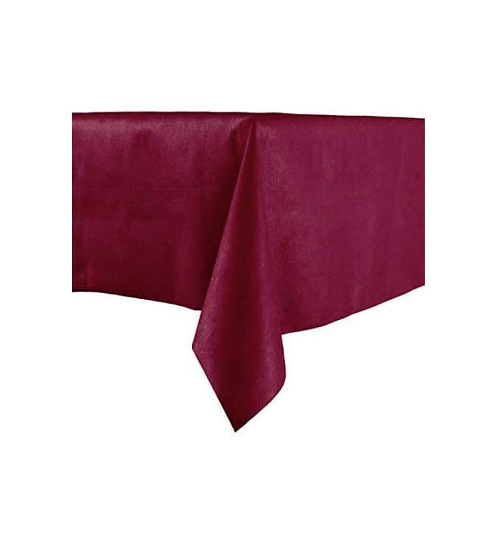 Tafelkleed Novotex niet geweven bordeauxrood 100x100cm (150 stuks) Tafelkleed Novotex niet geweven bordeauxrood 100x100cm (150 stuks)
