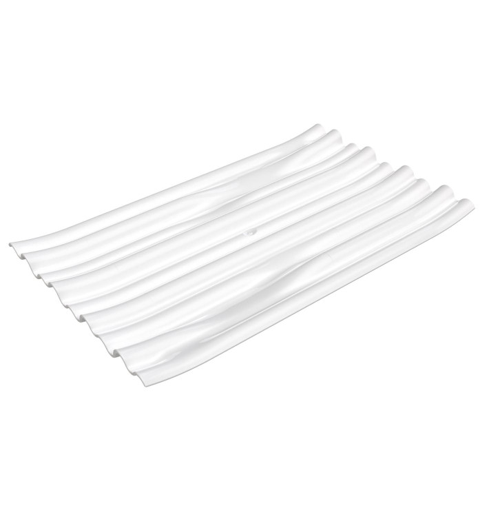 Assiette Dégustation PS "Bamboo" Blanc 10x6cm (50 Utés) Assiette Dégustation PS "Bamboo" Blanc 10x6cm (50 Utés)