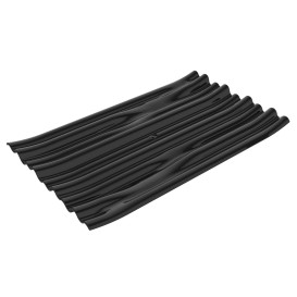 Proeving Plastic bord PS Plat transparant 8x6,6 cm (500 stuks)