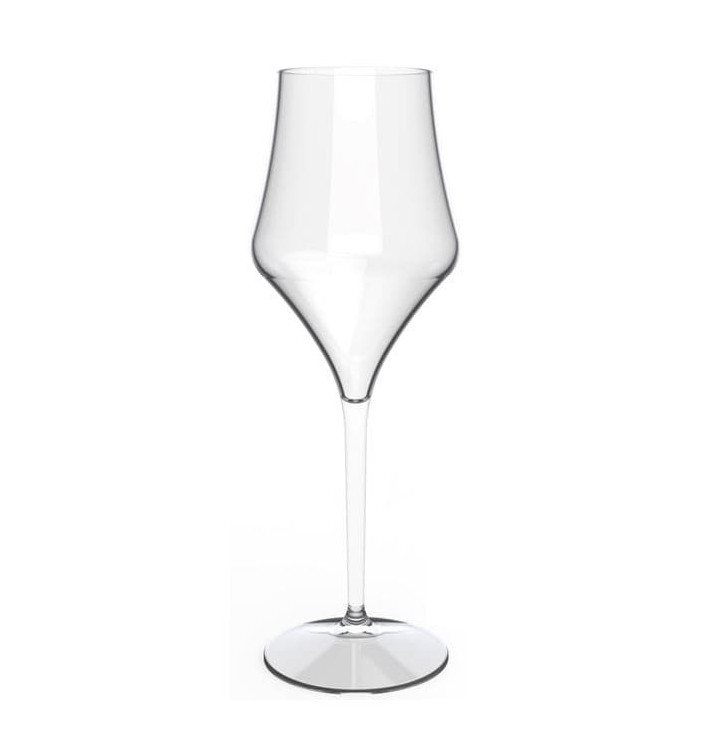 Plastic herbruikbaar glas Wijn "Tritan" transparant 320ml (6 stuks) Plastic herbruikbaar glas Wijn "Tritan" transparant 320ml (6 stuks)
