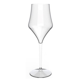 Plastic herbruikbaar glas Wijn "Tritan" transparant 320ml (1 stuk) 