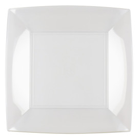 Assiette Plastique Réutilisable "Bio Based" Transp. 23cm (300 Utés)