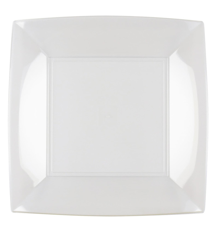 Assiette Plastique Réutilisable "Bio Based" Transp. 23cm (300 Utés) Assiette Plastique Réutilisable "Bio Based" Transp. 23cm (300 Utés)