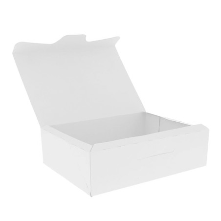 Gebakdoos karton Witte 500g wit 18,2x13,6x5,2cm (250 stuks)