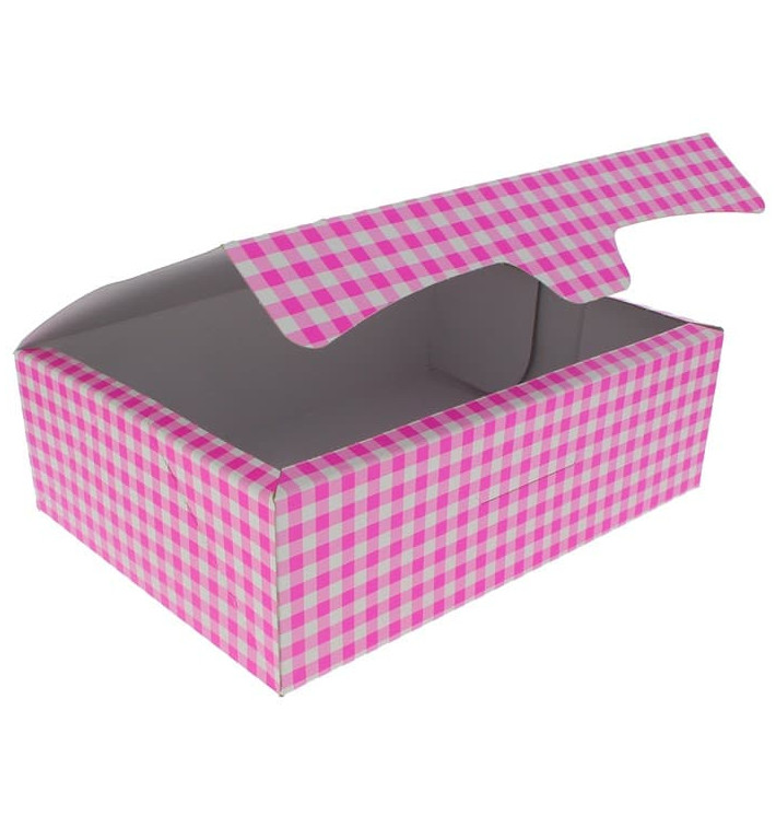 Boîte pâtissière 25,8x18,9x8cm 2Kg Rose (125 Unités) Boîte pâtissière 25,8x18,9x8cm 2Kg Rose (125 Unités)