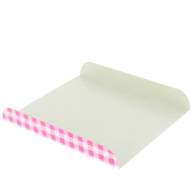 Plateau rose pour Gaufre 15x13x2 cm (100 Unités)