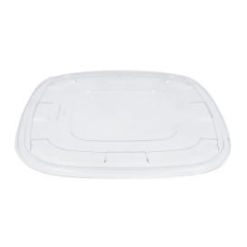 Couvercle Plastique PET Transp. pour Bol 27x27cm (50 Utés)