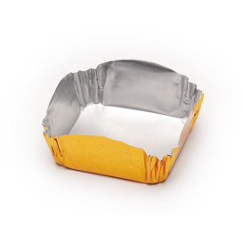 Caissette Pâtisserie Aluminium 40x35x16mm (100 Utés)