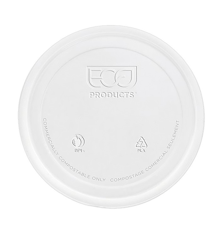 Couvercle Récipient Compostable PLA 235,355,470,940ml (500 Utés)