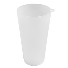 Plastic beker met Ring PP Herbruikbaar transparant 400ml (14 stuks) 