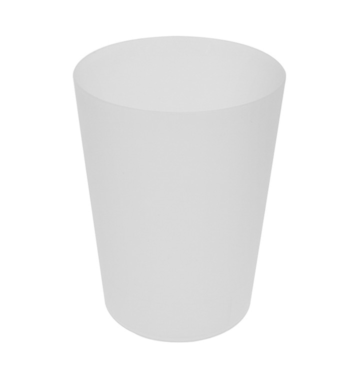 Plastic PP beker Herbruikbaar transparant 900ml (210 stuks)