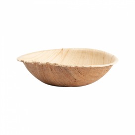 Mini Bol en Feuilles de Palmier Ø9,6x2,5cm (500 Utés)