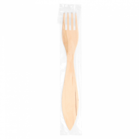 Fourchette en bois 150mm en Sachet (100 Unités)