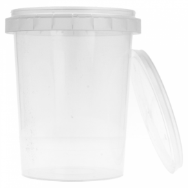Récipient avec Couvercle Inviolable 520ml Ø9,5 (19 Utés)