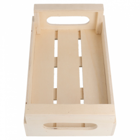 Houten Etalerende Box met Hendel 20,5x12,5x6,5cm (20 stuks)