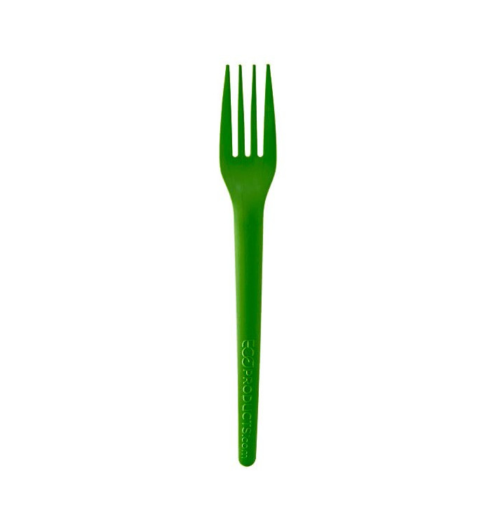 Fourchette Compostable CPLA Vert 17,0 cm (1.000 Utés)