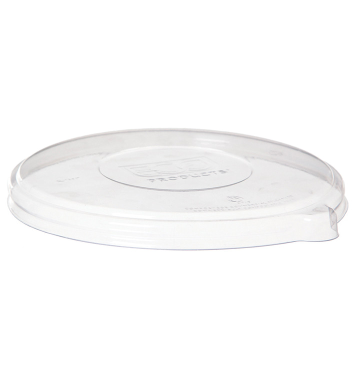 Plastic Deksel Composteerbaar PLA transparant voor Kom 355 en 470ml (400 stuks) Plastic Deksel Composteerbaar PLA transparant voor Kom 355 en 470ml (400 stuks)