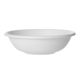 Bol Canne à Sucre Bagasse Blanc 470ml (800 Utés)