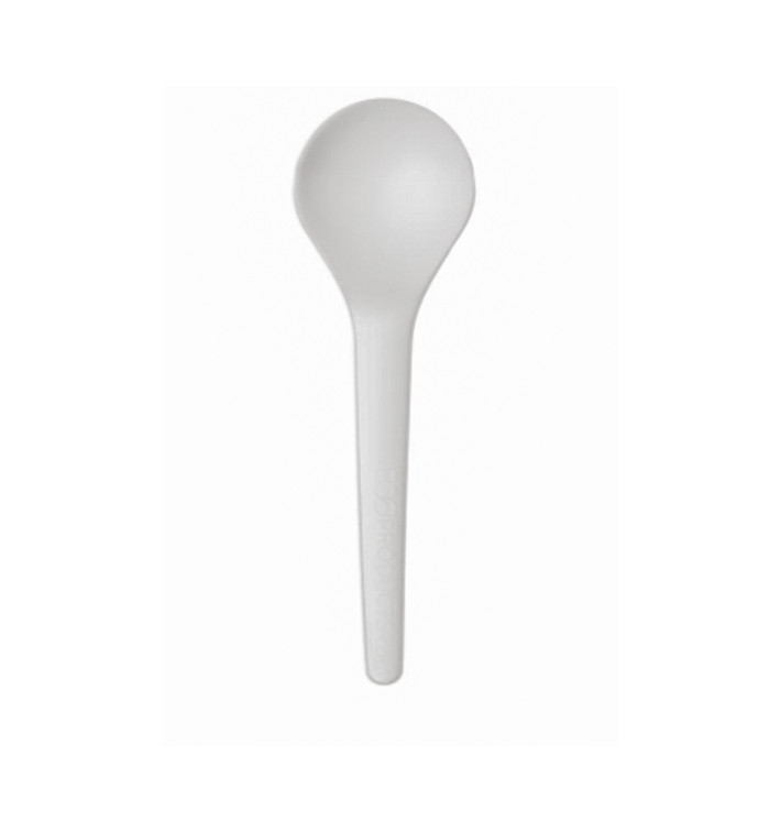 Cuillère à Soupe Compostable CPLA Blanc 15,0 cm (1.000 Utés)