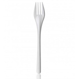 Fourchette Plastique Blanche 165mm 