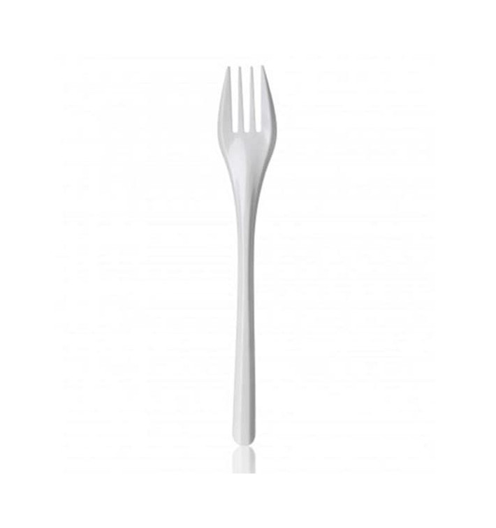 Fourchette Plastique Blanche 165mm 