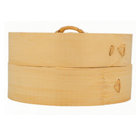 Bamboe stomer met Deksel Ø15x8cm (100 stuks)