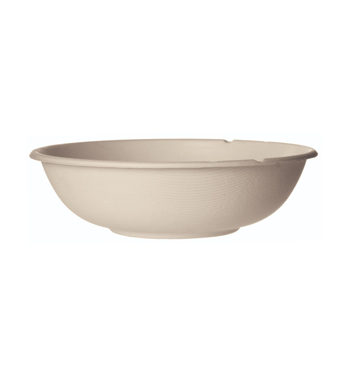 Bol Canne à Sucre Bagasse Naturel 940ml (400 Utés) Bol Canne à Sucre Bagasse Naturel 940ml (400 Utés)
