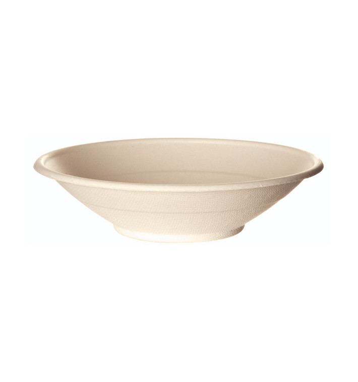Suikerriet kom Bagasse Noodle Naturel 710ml (400 stuks) Suikerriet kom Bagasse Noodle Naturel 710ml (400 stuks)