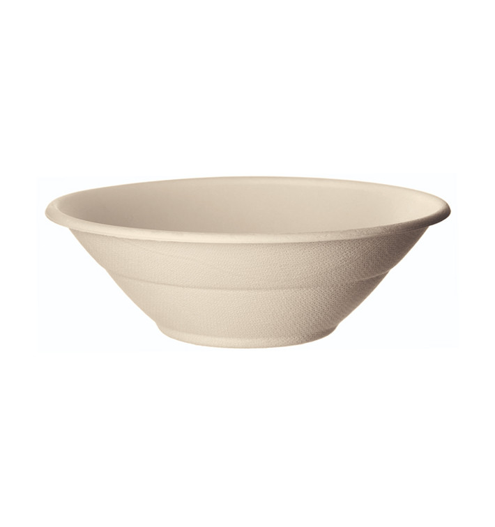 Bol Canne à Sucre Bagasse Noodle Naturel 940ml (50 Utés) Bol Canne à Sucre Bagasse Noodle Naturel 940ml (50 Utés)