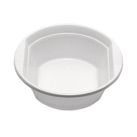 Bol Plastique Réutilisable PS Blanc 630ml Ø16cm (200 Utés)