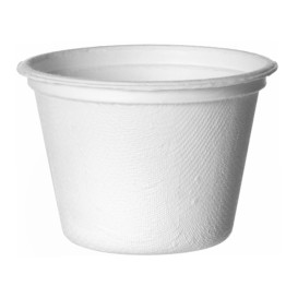 Pot Canne à Sucre Bagasse Blanc 120ml (1800 Utés)