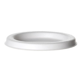 Couvercle Pot Canne à Sucre Bagasse Blanc 60ml (50 Utés)