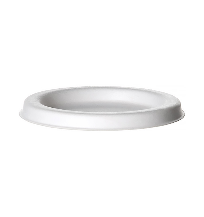 Couvercle Pot Canne à Sucre Bagasse Blanc 60ml (50 Utés) Couvercle Pot Canne à Sucre Bagasse Blanc 60ml (50 Utés)