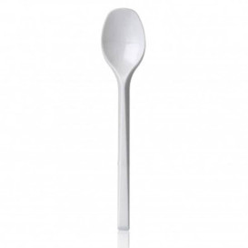 Petite Cuillère Plastique Blanche 135mm 