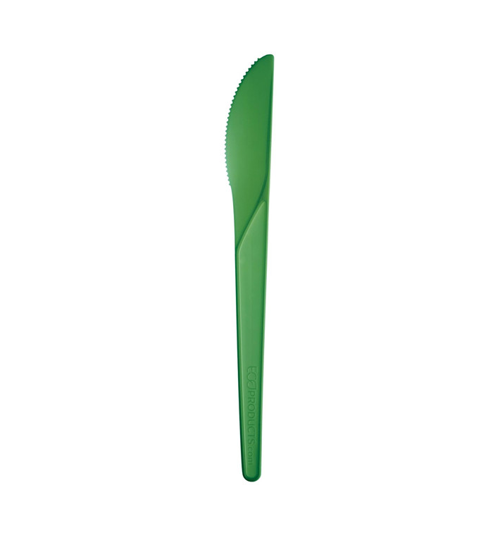 Couteau Compostable CPLA Vert 17,2 cm (1.000 Utés) Couteau Compostable CPLA Vert 17,2 cm (1.000 Utés)